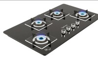 Lifelong LLHT914 Sigma Plus Auto Ignition Counter-Top Hob Top| High Efficiency 4 Burner| Sleek Design| Toughened Glass Top Cooktop (Black, 1 Year warranty)