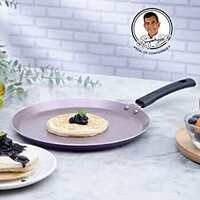 Wonderchef Valencia Non-Stick 28 Cm Dosa Tawa | Induction Friendly | Cool Touch Bakelite Handle | Pure Grade Aluminium| PFOA Free| 1 Year Warranty | Purple