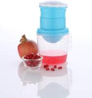 OMORTEX Plastic Hand Juicer Make Fresh Juices With 2 Sides Juicer (Pack Of 1) (Blue)