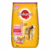 Pedigree Puppy Dry Dog Food, Chicken & Milk Flavour, 10kg Pack