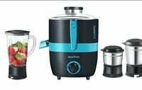 ACTIVA JuicoMatic Powerful 600 Watt Juicer Mixer Grinder with 3 Jar comes with 2 Years Warranty
