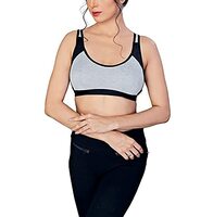 ZIGORA (Black) Sports Non Padded Wire Free Bra