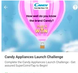Flipkart Candy Appliances Launch Challenge Free 4 Supercoin 