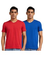Men Regular T-shirt Pack Of 2 @189