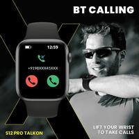 FLiX (Beetel) S12 Pro Talkon Smart Watch Bluetooth Calling 