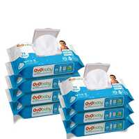 OYO BABY® Baby Wipes Offers Combo Wet Wipes With Lid/Water Wipes for Newborn babies Pack of 7 (504 wipes)