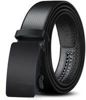 PROVOGUE Men Formal, Casual, Party, Evening Black Artificial Leather, Texas Leatherite Belt + Free Shipping 