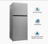 AmazonBasics 411 L 2 star Frost Free Double Door Refrigerator