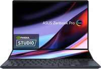 ASUS Zenbook Pro 14 Duo OLED (2022) with Dual Screen Touch Panel Core i9 12th Gen - (32 GB/1 TB SSD/Windows 11 Home/4 GB Graphics/Intel Integrated Iris Xe) UX8402ZE-LM921WS Creator Laptop  (14.5 inch, Tech Black, 1.75 