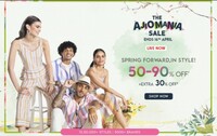 [Date Extended till 16 April] Ajio Mania sale - 50% to 90% discount  on Fashion + Extra 30% off