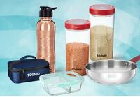 Solimo Brand Days Up To 65% Off + Extra 5 % Off On Bottles Cookware Containers & More 