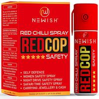 NEWISH Red Chilli Pepper Spray for Self Defence for Women | Small Pocket Size Gadgets (55 Ml/35 G, Red)