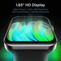 boAt Wave Flex Connect |  1.83" (4.64 cm) Large Display BT Calling Smartwatch, Upto 10 Days Battery, IP68, Dust & Splash Resistance