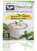 Amazon Sample at Rs 1 - Steviocal Sugar Free Zero Calorie Stevia Sweetener Powder Monocarton for Diet and Health Mangement - 25 Sachets