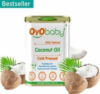 Oyo Baby Coconut Baby Massage Oil For Faster Physical Growth for Stronger Bones and Muscles Cold Pressed Baby Coconut Massage Oil  (100 ml)