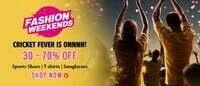 JioMart Fashion Weekends - upto 70% off on Sports shoes/Tshirts/Sunglasses and more