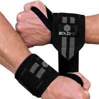Boldfit Wrist Supporter for Gym Wrist Band for Men Gym & Women with Thumb Loop Straps