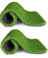 C&G INDIA Artificial Grass Door Mat (18 x 24 inches) (46 x 61 cm) Pack of 2