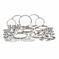 Neelam Stainless Steel Premium Dinner Set (Set of 50 Pcs)

