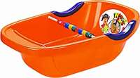 Cello Portable Plastic Baby Bath Tub, Orange Rs. 719 - Amazon