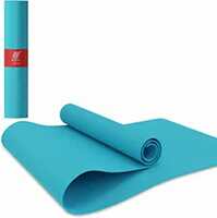 Lifelong LLYM93 Yoga mat for Women & Men EVA Material 4mm Sea Blue Anti Slip for Gym Workout