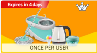 Amazon Home & kitchens Get 10% up to ₹200 Cashback | Minimum Order: ₹750