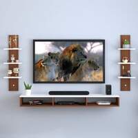 REDWUD TV Unit/ TV Cabinet/ TV Stand Engineered Wood TV Entertainment Unit