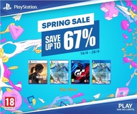 PlayStation Spring Sale upto 67% off | 14th- 28th April