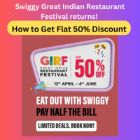 Swiggy Great Indian Restaurant Festival returns! How to Get Flat 50% Discounts