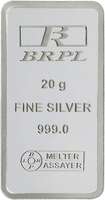  Bangalore Refinery 999 Purity Silver Bar 20 GramAkshay tritya     