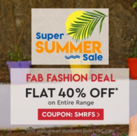 FirstCry Flat 40% Off* on Entire Fashion Range & Many More Offers...