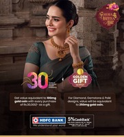 Malabar Gold Akshaya Tritiya - Get Value Equivalent to 100mg Gold Coin on Purchase Of Rs.30000 as a Gift 