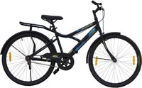 HRX Rustler with Integrated Carrier 85% Assembled 26 T Hybrid Cycle/City Bike  (Single Speed, Multicolor)