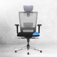 The Sleep Company SmartGRID Stylux Ergo High-Back Ergonomic Chair for Office & Home