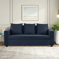 Casacomfort Livino 3 Seater Fabric Sofa Set (Blue)