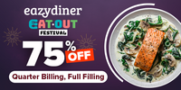 Eazydiner EATOUT Festival is back! Get up to 75% OFF on your bill!