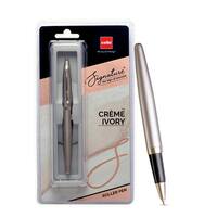 Cello Signature Creme Ivory Roller Pen | Premium metal pen |