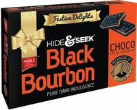 Parle Hide and seek  Black Bourbon  Choco  cream  sandwich  biscuits  300 gms . Supermart location specific 