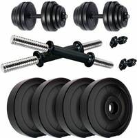 AMAN FIT 10kg (2.5kg*4) PVC Weight Dumbbell Set - Best for Home Exercise Adjustable Dumbbell (10 kg)