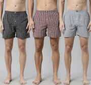 Billion  checkered  Boxers  Pack of 3 