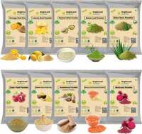 Brightland Combo ofGlowing skin & pimples free Orange ,Lemon,Multanimitti,Neem ,  alovera, Anar peel powder  Ubtan  Sandalwood powder  Masoor Dal powder Beetroot powder ( 2 Filter clean powder )  (400 g)

