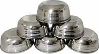 Dynore 6 pcs Stainless Steel Daal/Soup Bowls