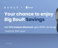 Boult Audio-Get 10% Instant Discount Up to Rs.200 Via Simpl  