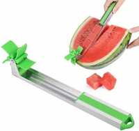 ZQBIEE Stainless Steel Watermelon Fruit Dig Cutter & Server Fruit Divider Slicer  (1 chopper set)

