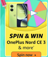 SPIN & WIN OnePlus Nord CE 3 & more*