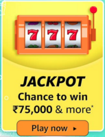 JACKPOT Chance to win 75,000 & more*