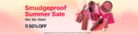 Nykaa - Smudgeproof Summer Sale- Up to 50% Off on Maybelline New York, Lakme, Nykaa Cosmetics, Love Earth, Kay Beauty 