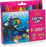 [mrp error] Cello ColourUp Wax Crayons -  12 Shades Rs. 10 - Amazon