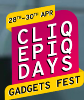 Cliq Epiq Days Gadgets Fest Upto 80% off (28-30 apr)