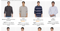 Arrow Shirts Starts from Rs.417